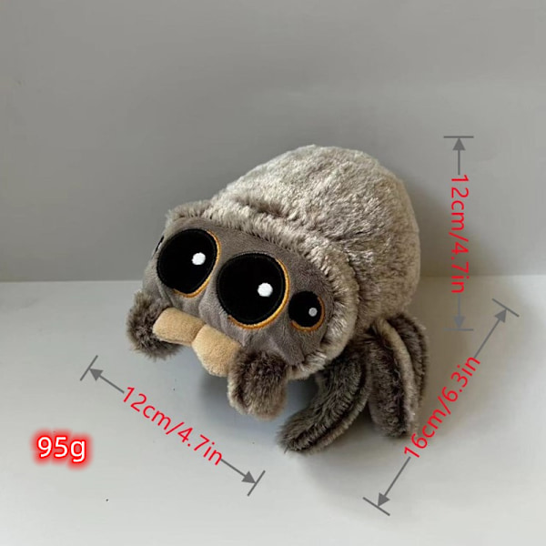 Jud- Spider Lucas vän Bzzzz Plyschleksak Liten spindeldocka Muppet docka Lucas spindel