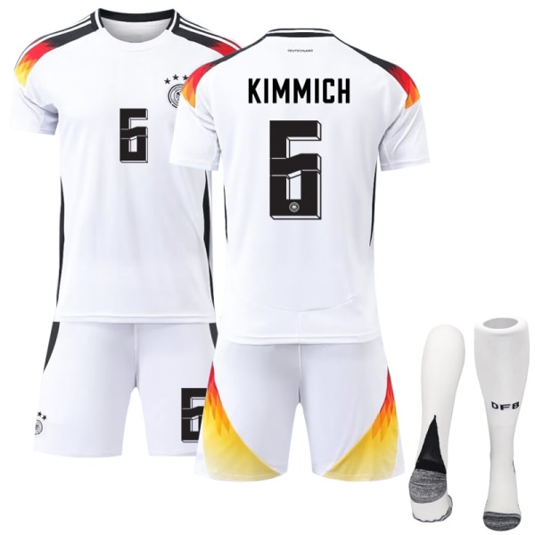 Jud- EM 2024 Tyskland hemmatröja för fotboll 6 KIMMICH 22