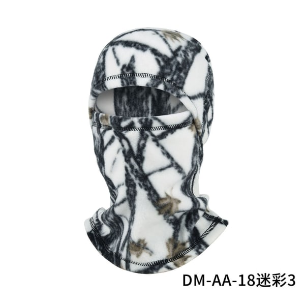 Mub- Høst- og vinter sykling varm maske halsskydd, vindtett skihue, polarfleece toppskydd camouflage