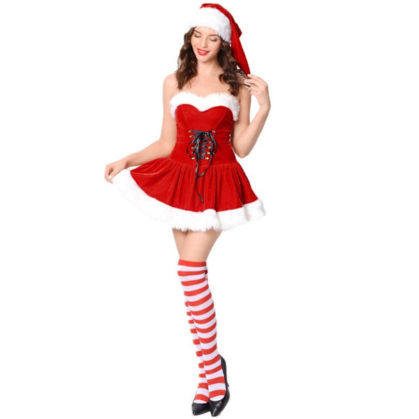 Julkostymer Kostym Jultomtens kostymoutfit M M