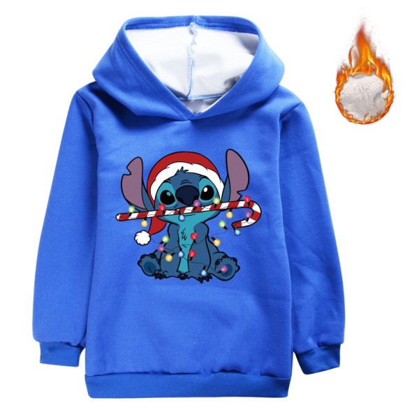 Mub- Stitch träningsoverall kostym hoodie pullover + byxor Dark blue Dark blue 120cm
