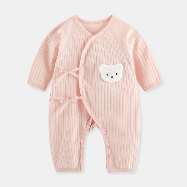 Mub- Newborn boneless butterfly clothes spring summer baby bodysuit baby bears bottomed thin breathable baby jumpsuits Blue Blue 52cm