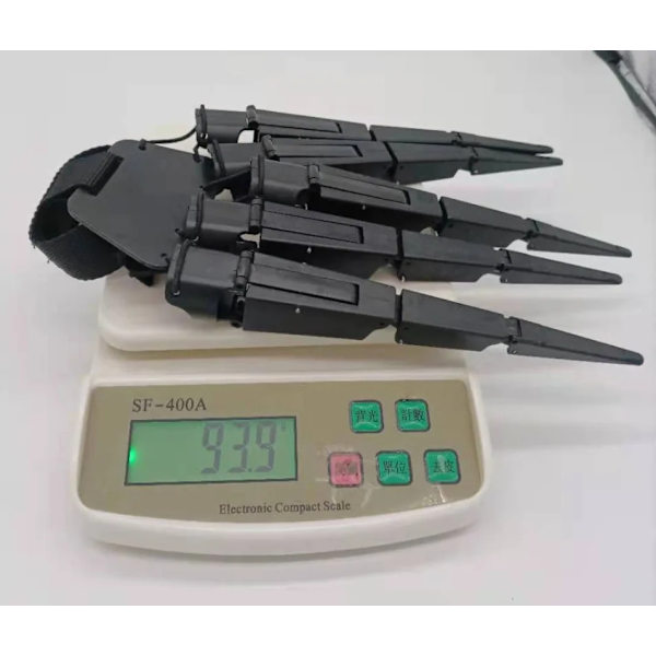 Mub- Tilpassede Halloween fleksible fingerknuckle rekvisitter planet kriger cosplay utendørs festdekorasjon fabrikk engros sort Venstre/høyre hånd black  Left/right hand 23.5*14*6cm