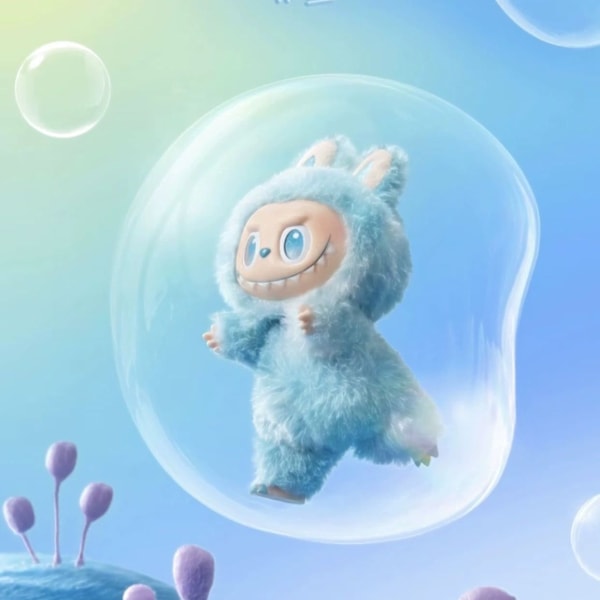 Labubu The Monsters 3.0 – Jännittävä Macaron Pehmo Avaimenperä Sarja (1 Laatikko, 15 cm) hope