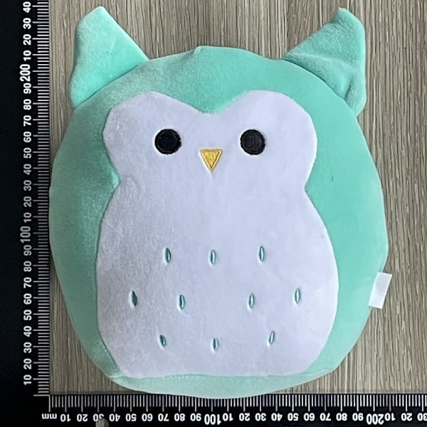 Jud- Squishmallow plyschleksak djur kudde enhörning uggla elefant 20cm owl