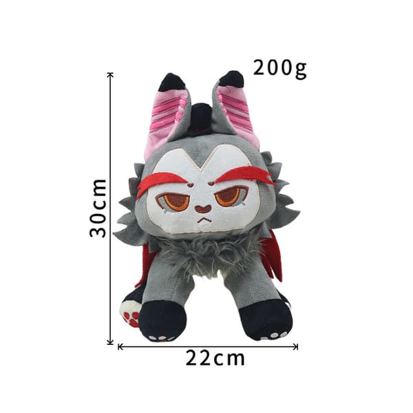 Jud - Pehmolelu Kissa pehmolelu nukke Black Pointed Ears - Hell