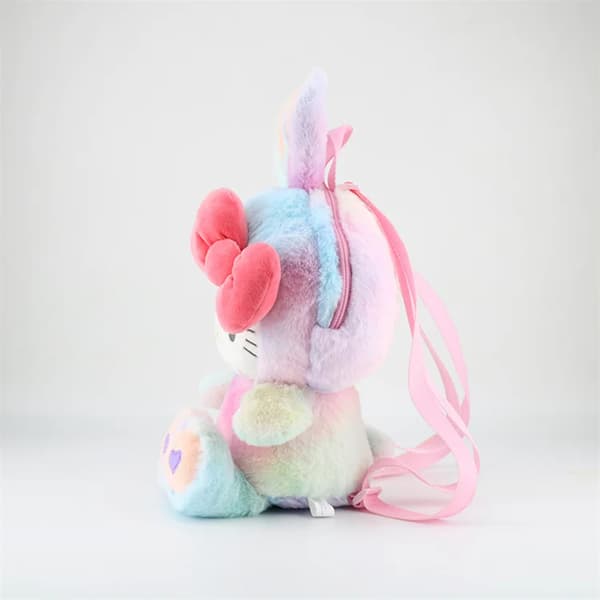 Mub- My melody backpack cute plush Kawaii rabbit backpack soft doll backpack Sanrio 3 3 40CM*25CM