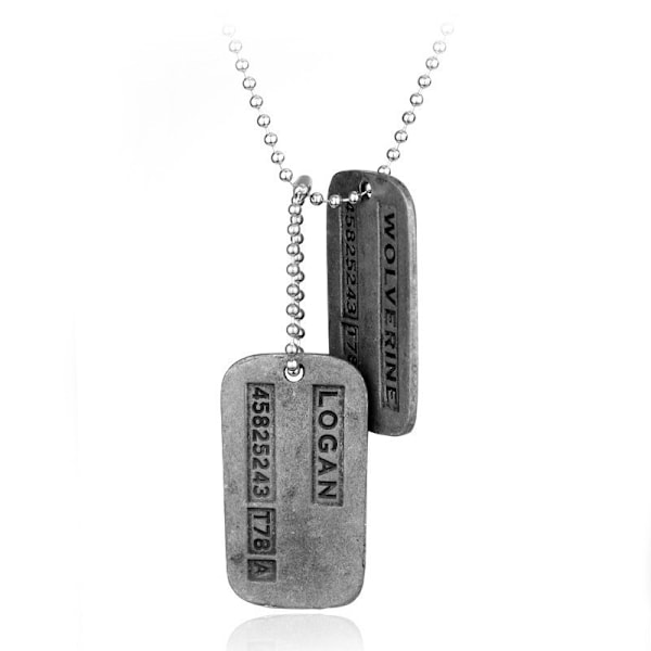 Jud- Movie Deadpool & Wolverine Deadpool 3 Creative Personality Wolverine Double Pendant