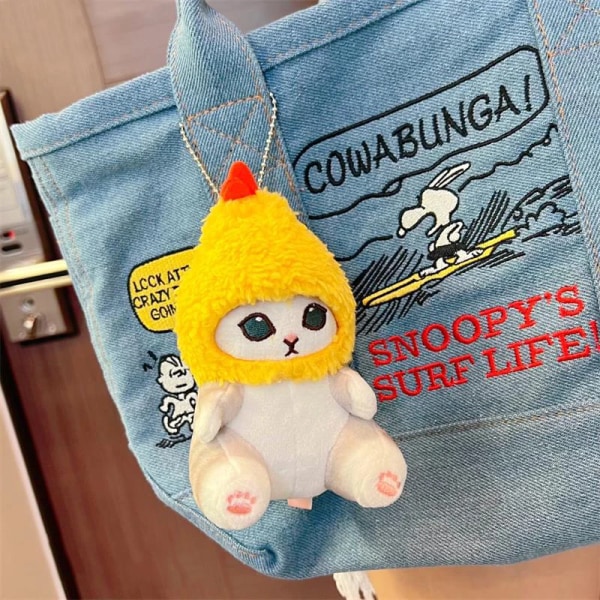 Mub- Kawaii Plush Doll Pendant Fried Shrimp Design Cute Shark Cat 5 5 13cm