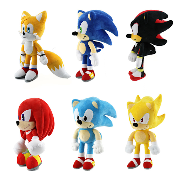 Jud- Nya Sonic the Hedgehog plysch figur red 30cm /230g