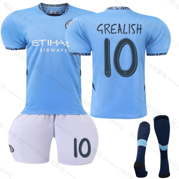 Jud- 2425 Manchester Citys nya Champions League-fotbollströja 10 GREALISH 22