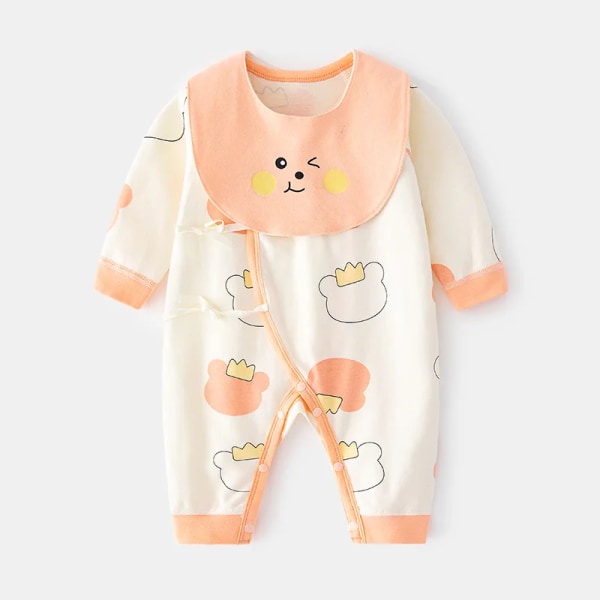 Mub- Factory Vinter Baby Jumpsuit Tyk Varm Letvægts Bomuld Åndbar Baby Rompers Bodystockings 4 4 66cm