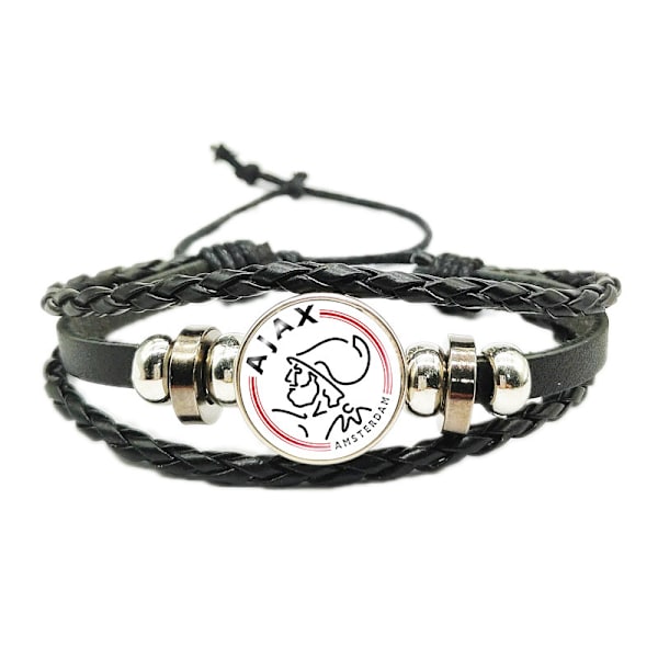 Jud- Jalkapallofanien Aika Koru Kääntyvä Nahka Rep Armband Ajax