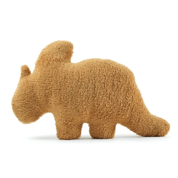 Mub- Kawaii pehmeä tyynypehmolelu Dinosaurus Kana Nugget Nukke Pehmolelu Dino Kana Nugget Pehmolelu Tytölle Pojalle 3 3 25-30CM
