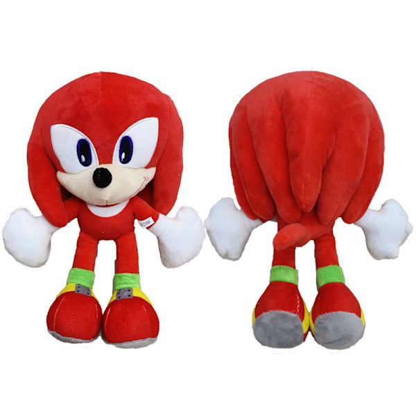 Mub- Big Head Sonic plyschleksak Talsnak igelkott docka red