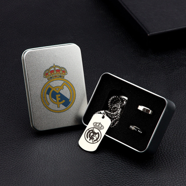 Jud- Fotbollsfans levererar souvenir presentförpackning Real madrid