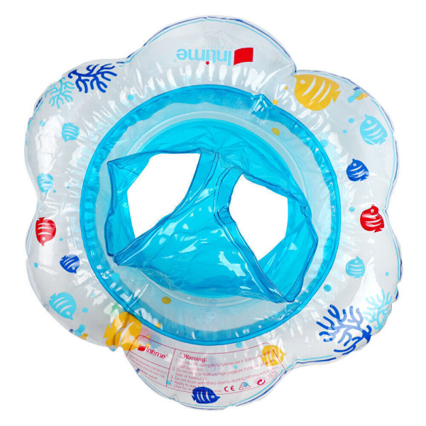 Baby simring Uppblåsbar flytsits Toddler Barn vatten pool simhjälp Leksaker Blue