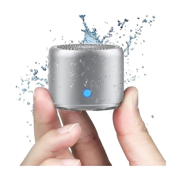 A106 Pro Mini Bluetooth högtalare med anpassad baskylare Vattentät Super Portable Speake QQQ silver