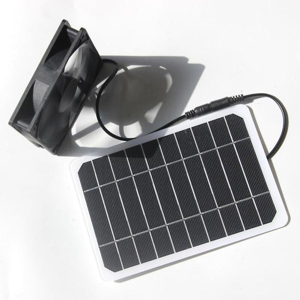 Solar Panel Fläkt Set 5v 6w Mini Solar Cell DIY Plate Kit Outdoor