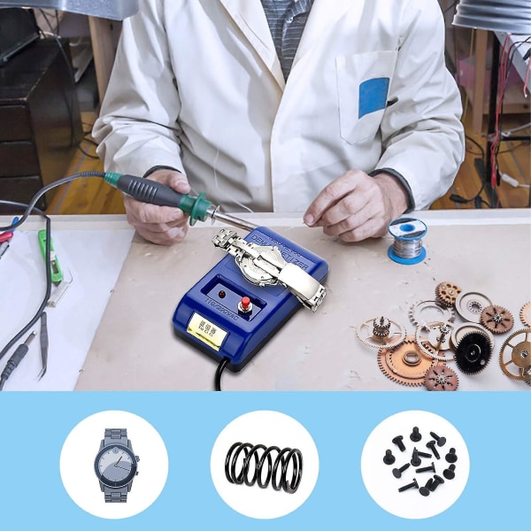 250v Eu Plug Watch Demagnetizer Professional Watch Repair Demagnetizer Lätt att använda Blå QQQ blå