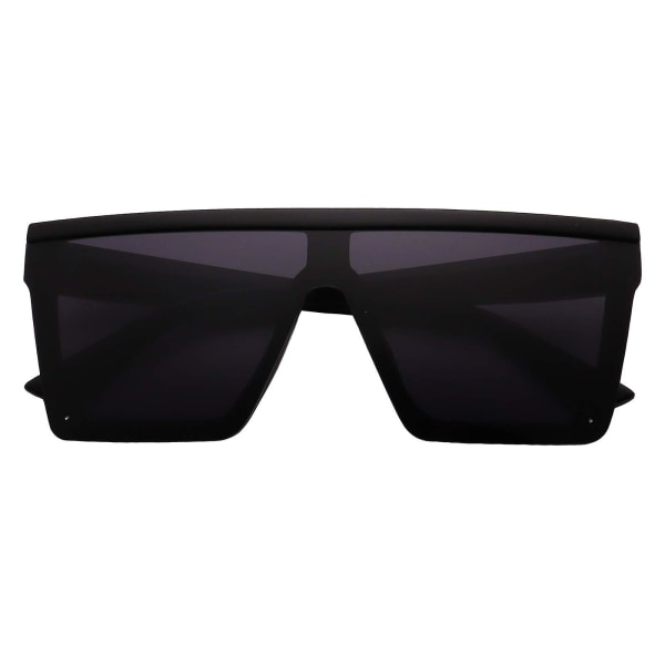 Fyrkantiga överdimensionerade solglasögon Mode svart