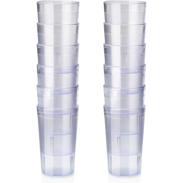 46380 Dryckeskopp Stapelbara koppar Brottsäker kommer Clear-7 5 oz