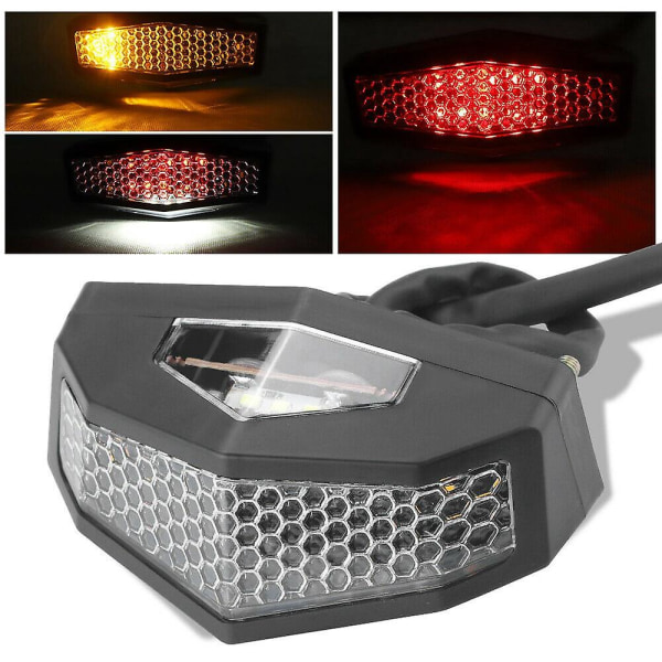 Ny 12v Universal Motorcykel Atv Bakljus 5in1 Led Bakre Svans Li