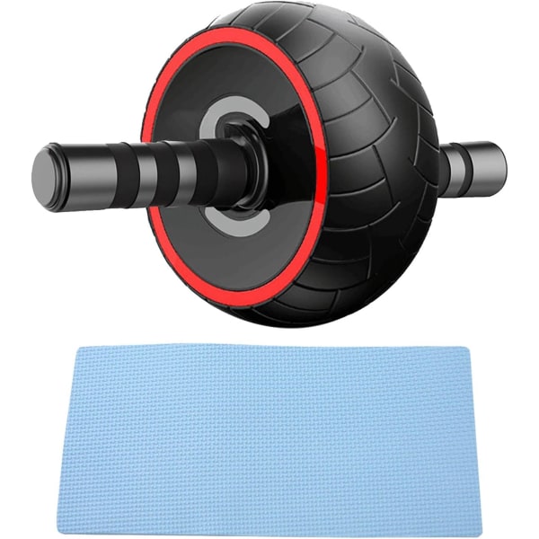 Träningshjul för magmuskler och kärnstyrketräning Magträningsutrustning Roller för magträning svart