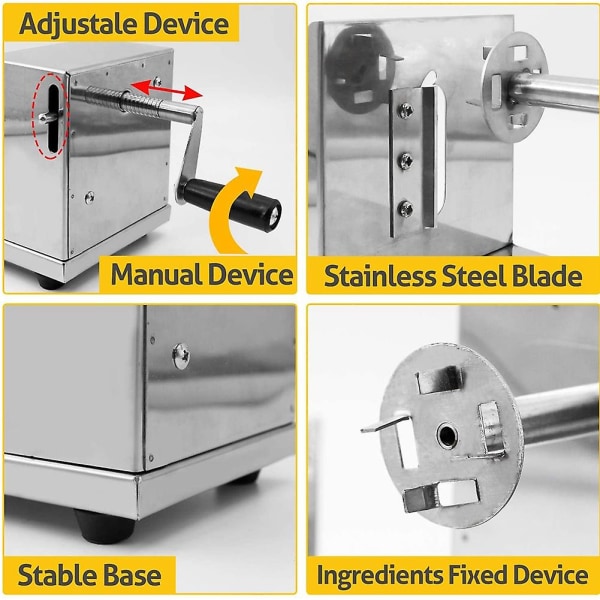 Spiralpotatisskärare Maskin Chipsmaskin Kitch