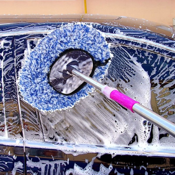 Cover Mikrofiber Cover för bil Repfritt set Skonsam biltvätt blue