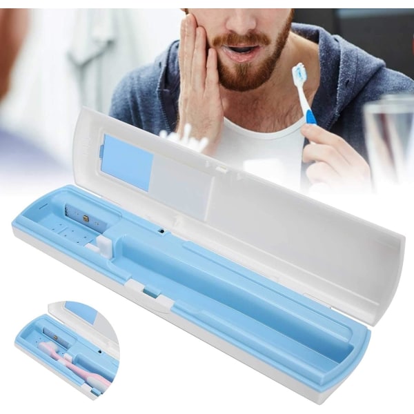 Tandborststerilisator Tandborstrengöringslåda Tandborstrengöring Professionell tandborstrengöring blå