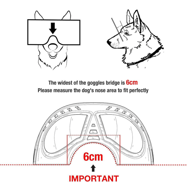 Hundglasögon Ögonskydd Justerbara Remmar Lätt Att Sätta På Anti