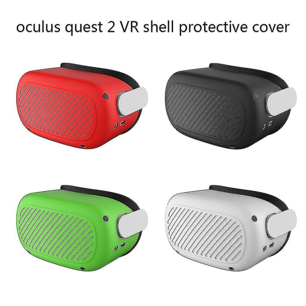 Anti-Siliconskyddande Vr-fodral och skydd för Oculus Quest Black