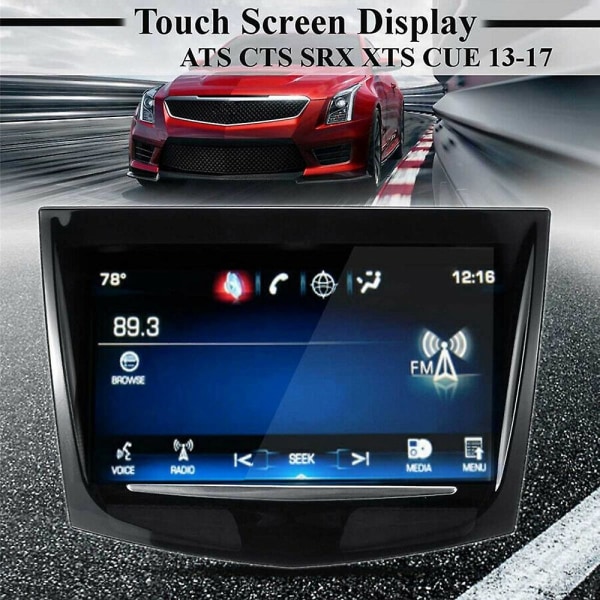 Car Touch Screen Display för Escalade Ats Srx Xts Gts Cue 2013 2