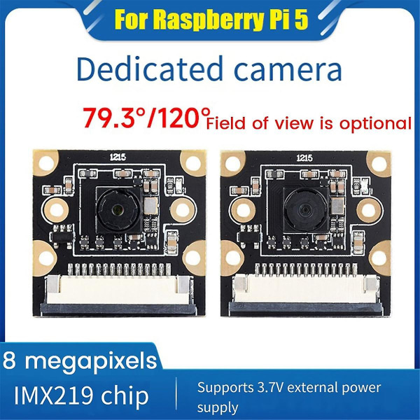 Imx219 8mp Kameramodul för 5 120 med Mipi- 20cm mjuk kabel Pi