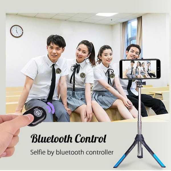 2023 Universell 3-i-1 Selfie Stick Stativ Bluetooth Mobil Stativ W