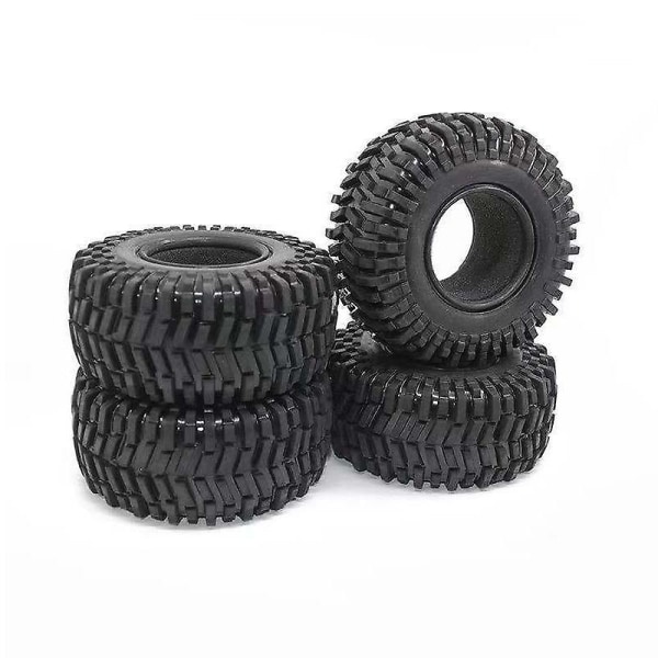 4 st 125 mm 2,2 tum gummibjuls däck för 1/10 Rc Crawler C