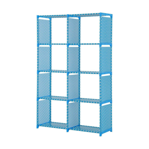 Moderna 4-lagers bokhyllor Förvaring Display Bokhylla Box Skåp Rackenheter  Hylla Blue 0e41 | Blue | Fyndiq