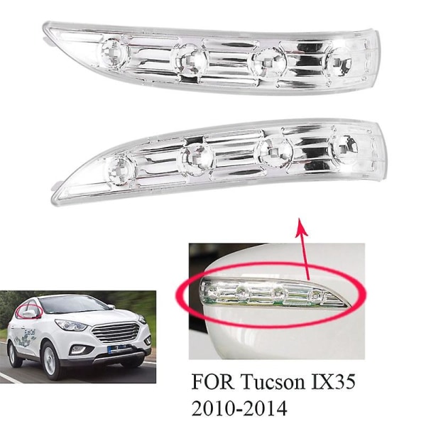 För Hyundai Tucson Ix35 2010-2014 backspegel ljus blinkers