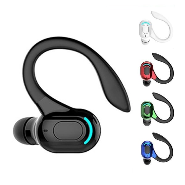 Trådlösa Bluetooth hörlurar Hörlurar Öronsnäckor in-ear för iPhone Samsung Black