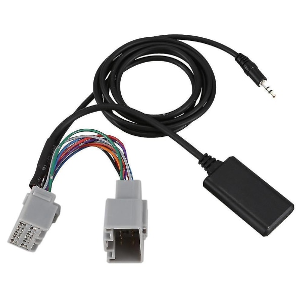 Bil 14pin Bluetooth -modul Musikadapter Aux-ljudkabel för Volvo C30 C70 S40 S40 S60 S70 S80 V40 svart