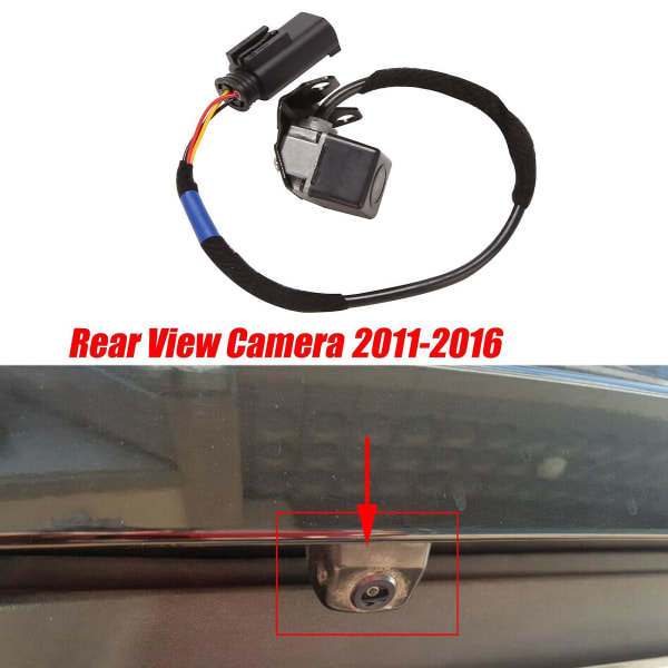 För Sportage 2011-2016 bil bakåtkamera Backkamera Backup parkeringshjälp kamera 95750-3w100 svart