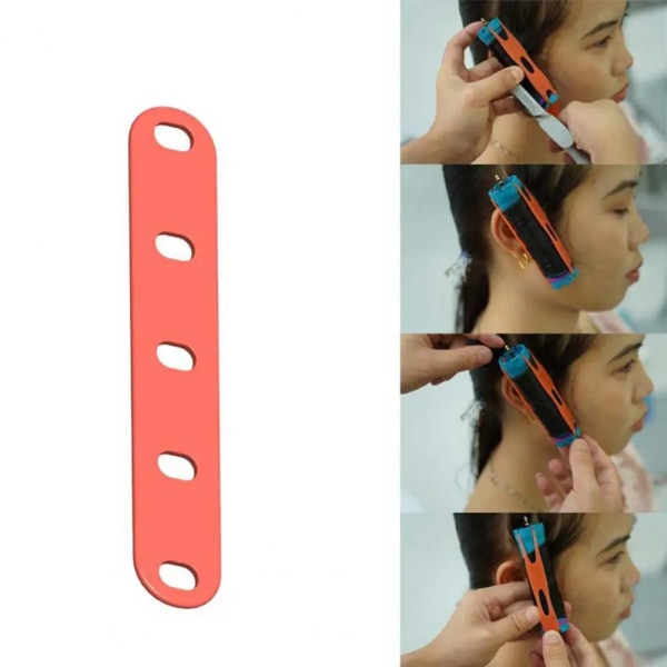Spårlösa permanentgummiband med färgförändrande hårrullar för permanent