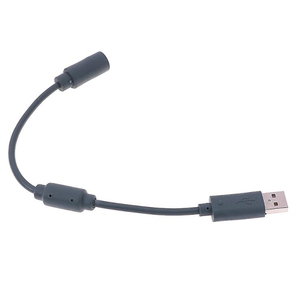 Kabeladapter för trådbunden handkontroll USB Breakaway för Xbox 360 Grå 23cm Hfmqv grå