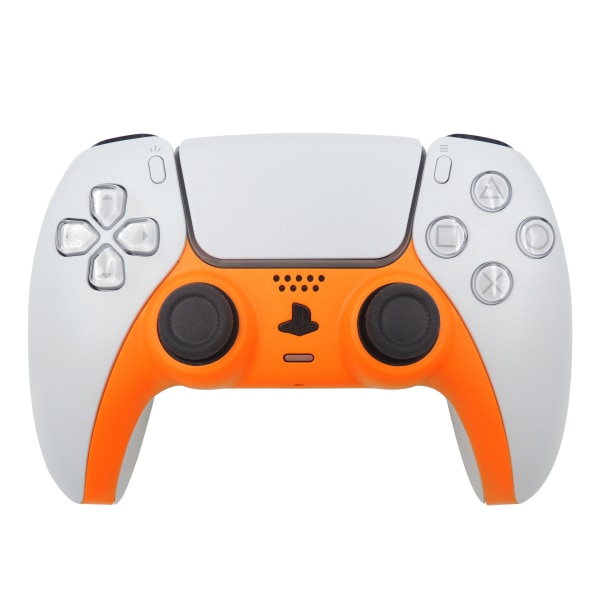 Dekorativ remsa för PS5-kontrollerhandtag gamepad Frontklämma cover Orange
