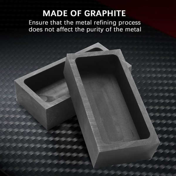 4 st 1 kg grafitgötform gjutform smältdegelform