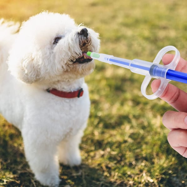 3 st kattmatningsdispenser verktyg hund tablett matare husdjursmedicin