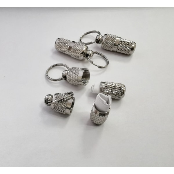 Silver Mini Anti-förlorat rostfritt stål ID-tagg Hundhalsband hängande Tagga husdjur med namn Telefon Adress Info silver