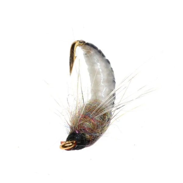 Fiskedrag Kolstål Fjäder Kemisk Fiber Insektsbete Lur 12