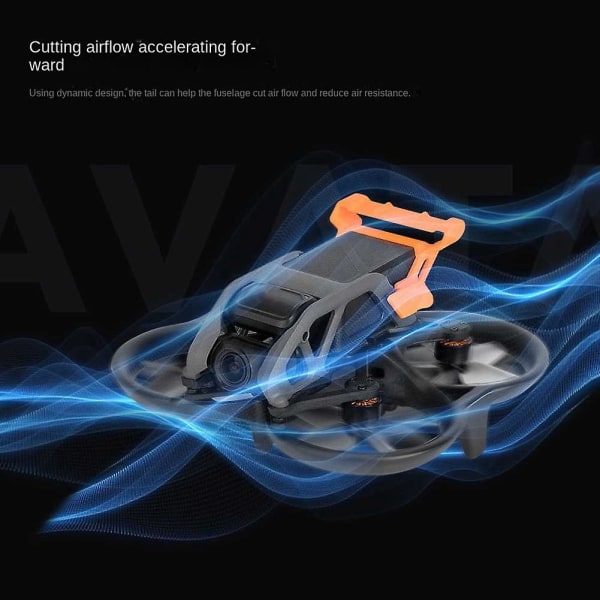 Flight Tail Lämplig för Avata-batteri Snabbkopplingssvans för Avata Drone batteritillbehör orange